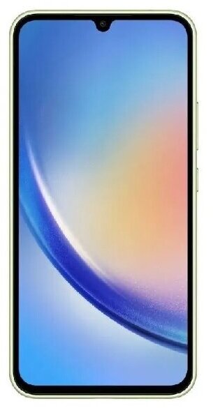 Смартфон Samsung Galaxy A34 5G 6/128 ГБ, Dual nano SIM, лайм — фото 1