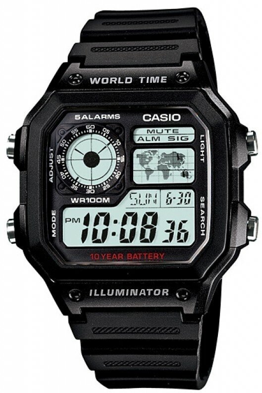 Наручные часы CASIO Collection AE-1200WH-1A