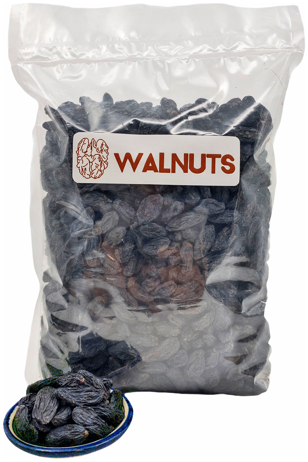 Изюм королевский гибрид 1000 грамм, свежий урожай "WALNUTS" отборный и вкусный изюм - фотография № 2