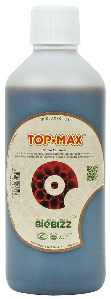 Стимулятор цветения BioBizz TopMax 0.5 л - фотография № 1