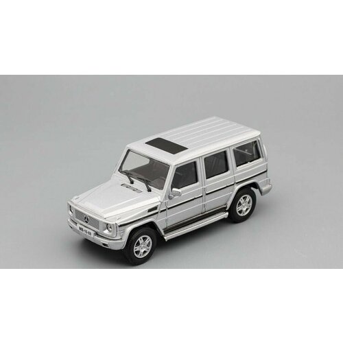 Масштабная модель MERCEDES-BENZ G-Class G500, silver mercedes benz 2002 s class 1 24 коллекционная металлическая модель автомобиля gold