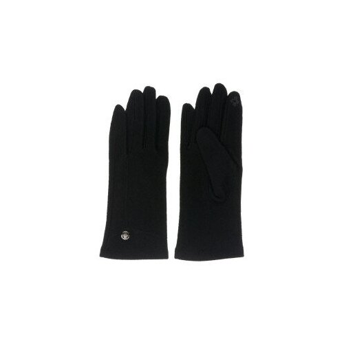 фото Перчатки демисезонные, шерсть, сенсорные, размер 6.5, черный россия
