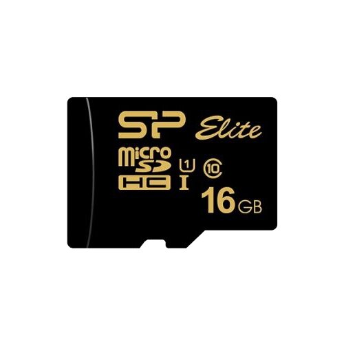 Карта памяти Silicon Power microSDHC 16 ГБ Class 10, UHS-I U1, R 85 МБ/с, адаптер на SD, черный карта памяти 8gb transcend ts8gusdu1 microsdhc class 10 uhs i sd адаптер