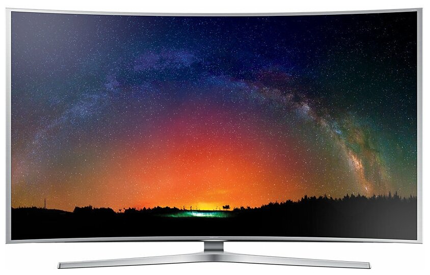 55" Телевизор Samsung UE55JS9000T 2015 QLED, серебристый