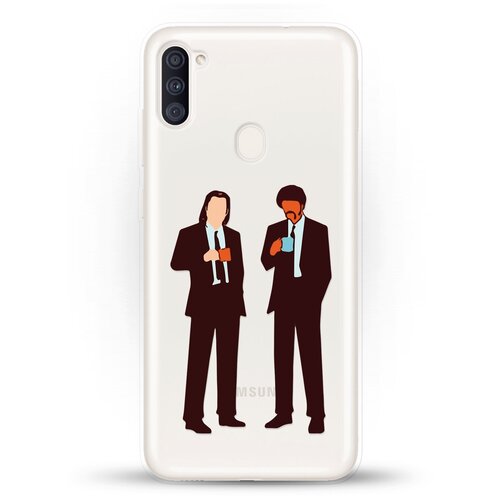 фото Силиконовый чехол винсент и джулс на samsung galaxy a11 andy & paul