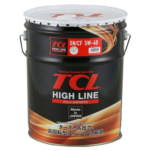 фото Синтетическое моторное масло tcl high line 5w-40 sn/cf, 4 л