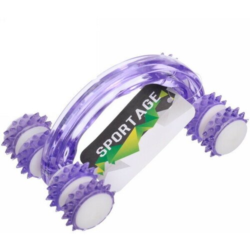 Массажер для тела роликовый «Дуга - Indigo» 13*9*7 см, фиолетовый