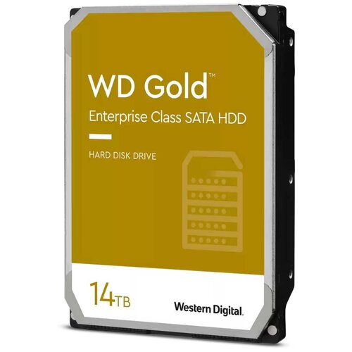 Жесткий диск WD SATA-III 14Tb WD141KRYZ Server Gold (7200rpm) 512Mb 3.5