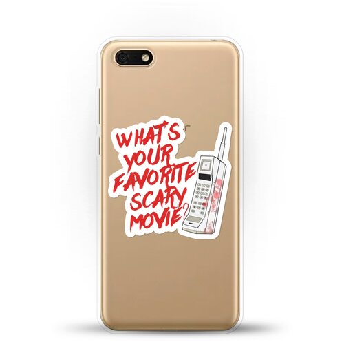 фото Силиконовый чехол scary movie на huawei y5 prime (2018) andy & paul