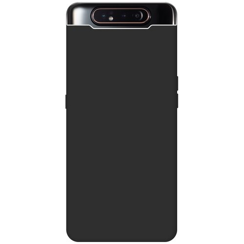 фото Чехол - накладка silky touch для samsung galaxy a80 / a90 черный gosso