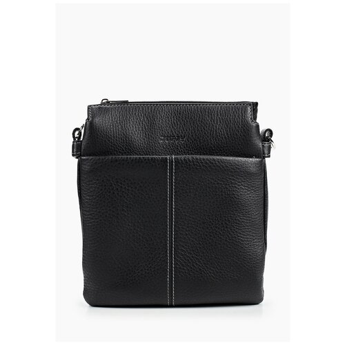 фото Сумка через плечо duffy, сумка планшет,цвет черный, натуральная кожа.