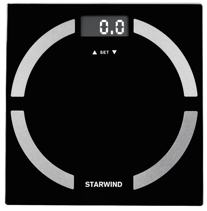 Весы напольные Starwind SSP6051 макс.180кг черный