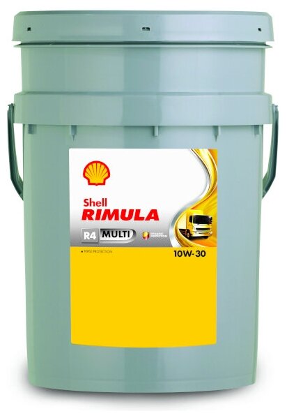 SHELL Моторное масло для дизельных двигателей RIMULA R4 Multi 10W/30 20L