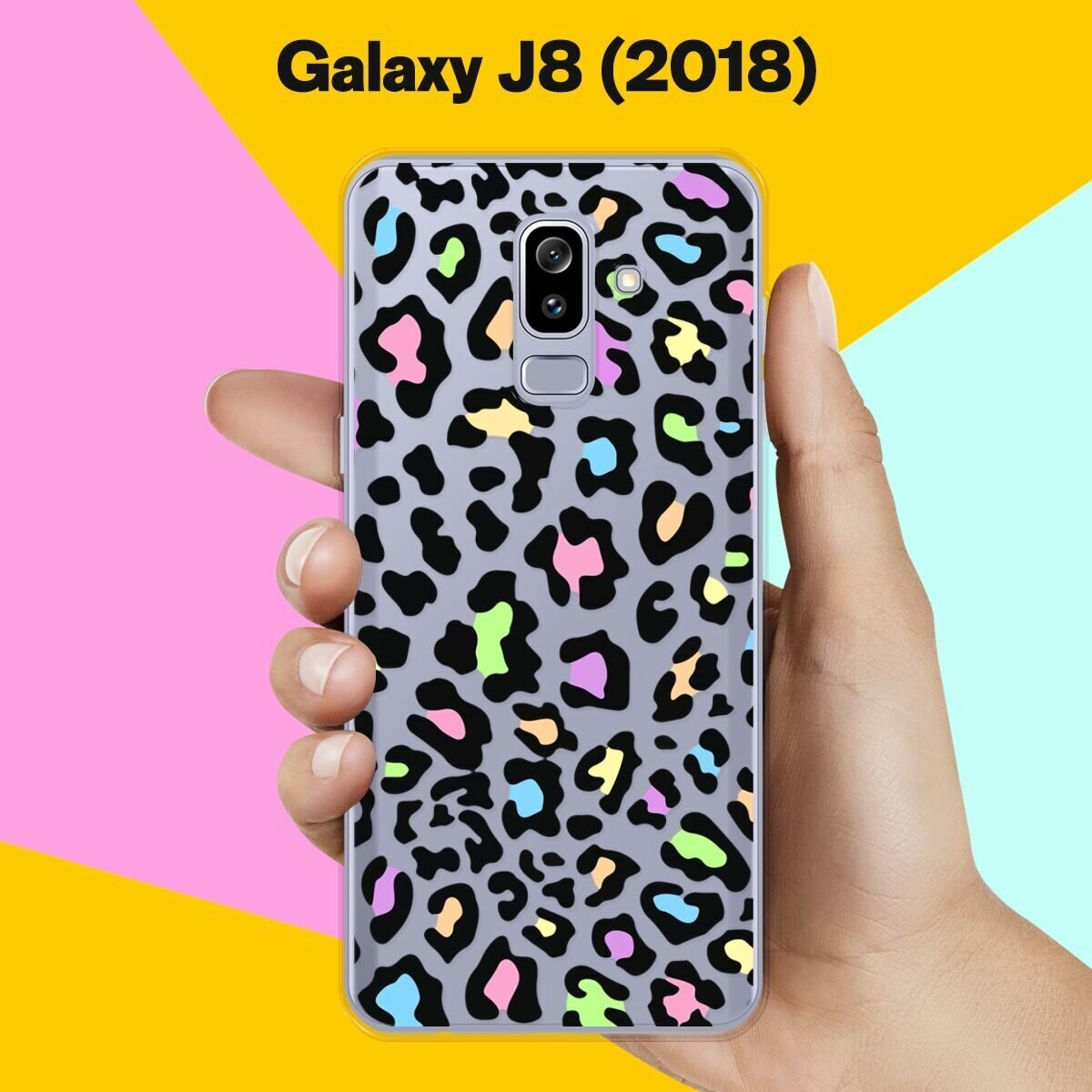 Силиконовый чехол на Samsung Galaxy J8 (2018) Пятна 100 / для Самсунг Галакси Джи 8 2018