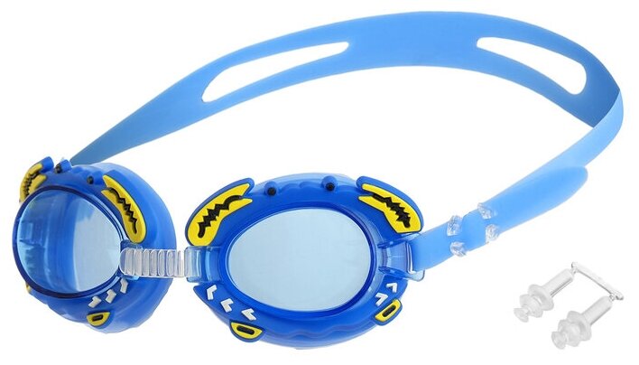ONLITOP Очки для плавания детские ONLITOP, беруши, цвета микс