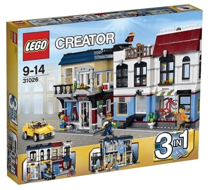 LEGO 31026 Bike Shop and Cafe - Лего Городская улица