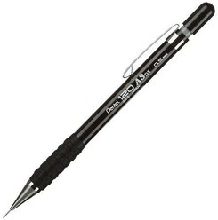 Карандаш механический PENTEL (Япония) 120 A3, корпус черный, резиновый грип, ластик, 0,5 мм, A315-A 181520