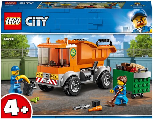 Конструктор LEGO City 60220 Мусоровоз, 90 дет.