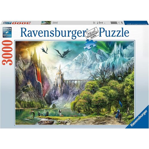 Пазл Ravensburger 3000 деталей: Царство драконов