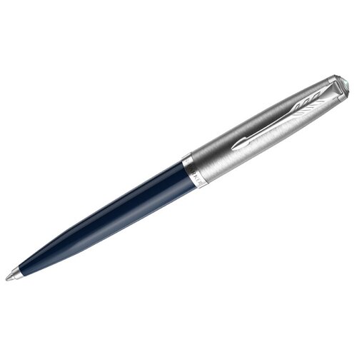 Ручка шариковая Parker 51 Midnight Blue CT черная, 1,0мм, поворот, подарочная упаковка