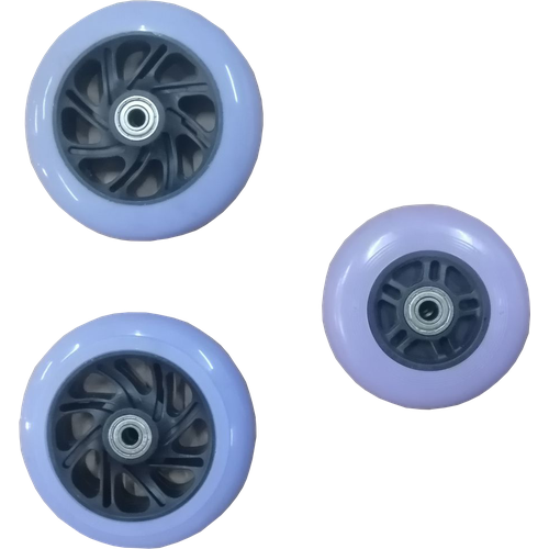 Набор колес для самоката RIDEX 3D Robin (120/90 мм), фиолетовый набор колес для самоката ridex 3d robin 120 90 мм бирюзовый