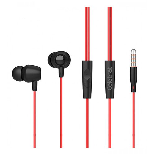 Наушники внутриканальные Celebrat FLY-1 кабель 12м цвет красный 36000₽