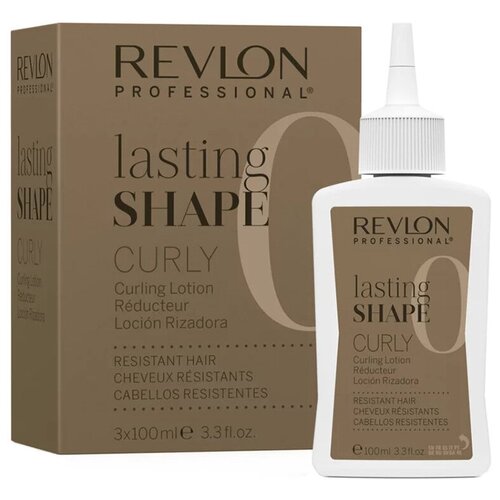 Revlon Professional Lasting Shape Curly Resistant Hair 0 Лосьон для химической завивки трудноподдающихся волос, 300 мл revlon лосьон 0 для химической завивки 3 100 мл