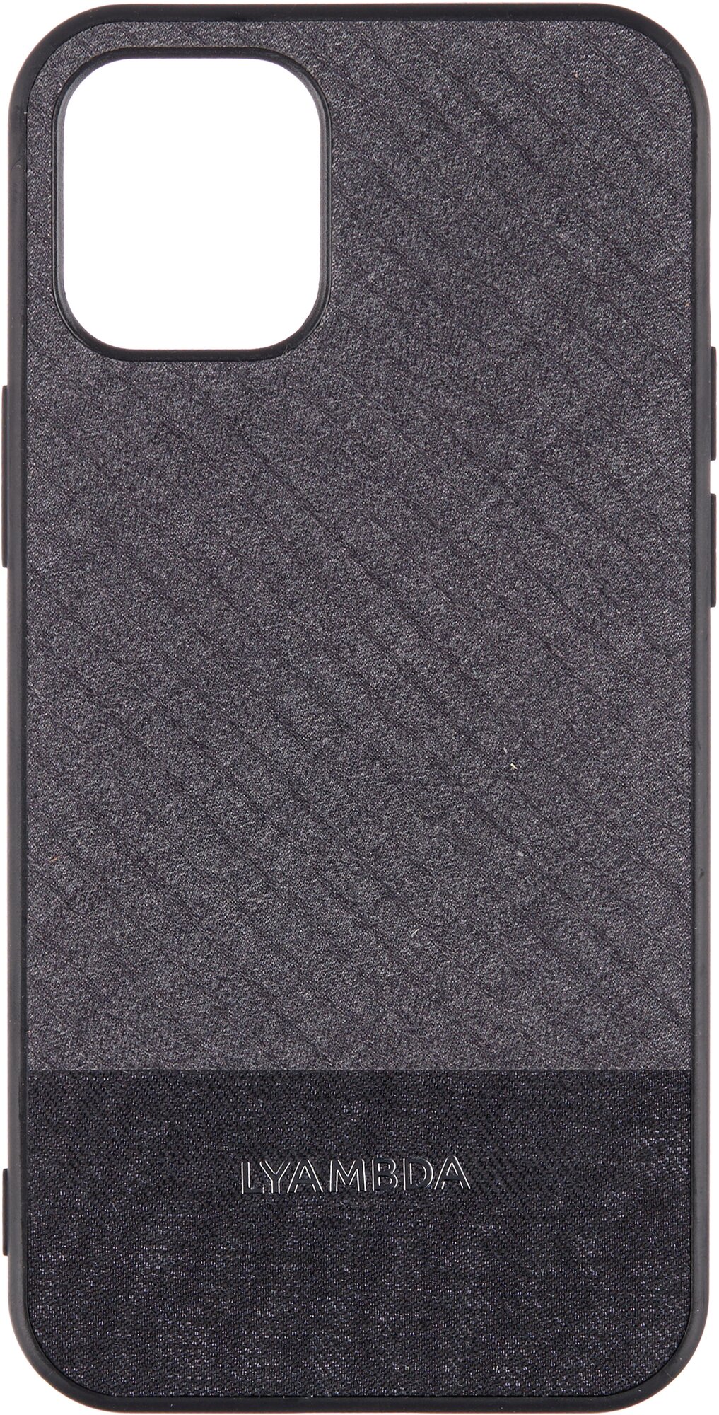 Чехол Lyambda LA05-1254-GR для iPhone 12 Mini grey strip - фото №1