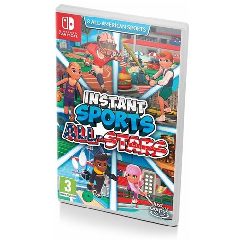 nintendo switch instant sports tennis bundle code box Instant Sports All-Stars [Nintendo Switch, английская версия]