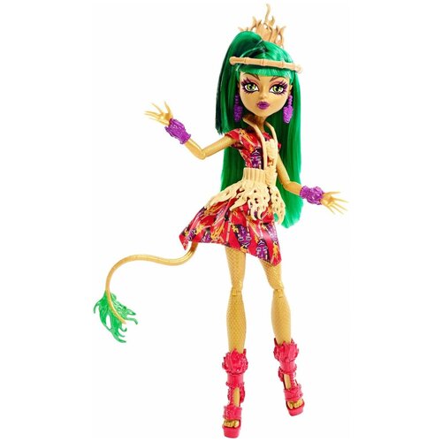 Кукла Monster High Монстры в отпуске Джинафаер Лонг, 27 см, DKX95 разноцветный