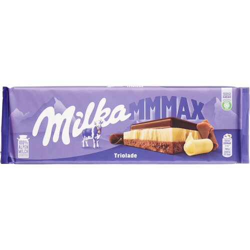 Шоколадная плитка Milka Triolade / Милка Триолейд 250гр (Польша)