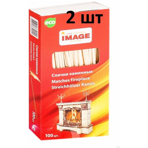 Спички каминные IMAGE, 100шт, 210 мм, 2 упаковки