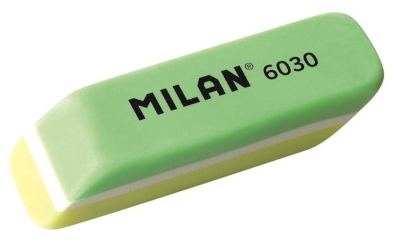 Ластик Milan пластиковый, скошенной формы (CPM6030)