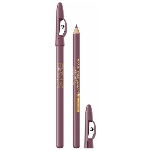 Контурный карандаш для губ, Eveline Cosmetics, Max Intense, тон 18 Light Plum