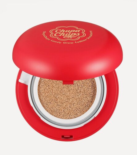 Изображение товара Тональная основа Chupa Chups Candy Glow Cushion, 1.0 Ivory, SPF 50+, 14г