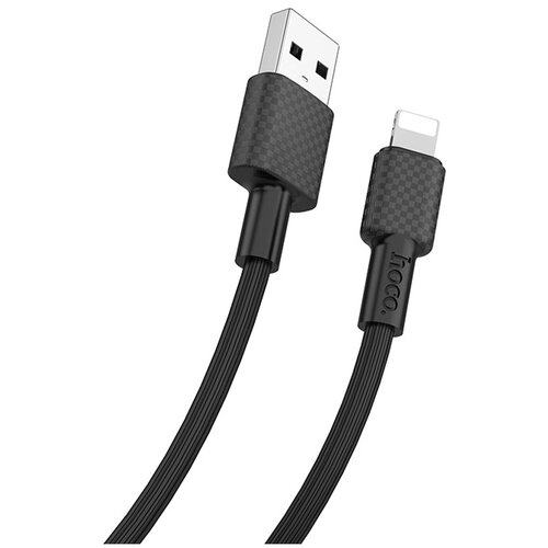 Кабель USB - Apple 8 pin HOCO X29 Superior, 1 м, круглый, 2.0 A, силикон, чёрный