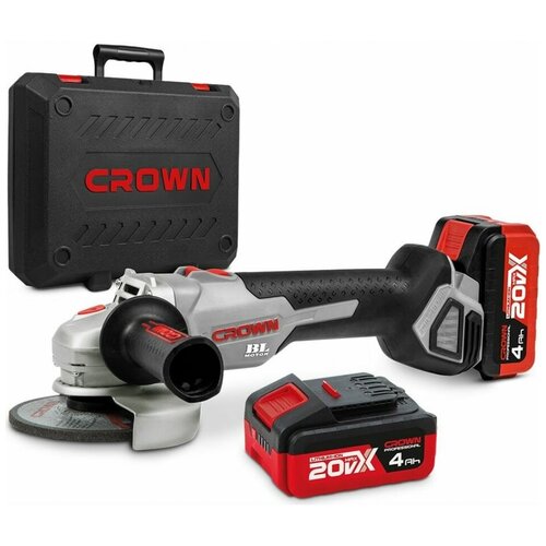 CROWN Аккумуляторная углошлифовальная машина CT23001-125HX-4 BMC 3777400₽