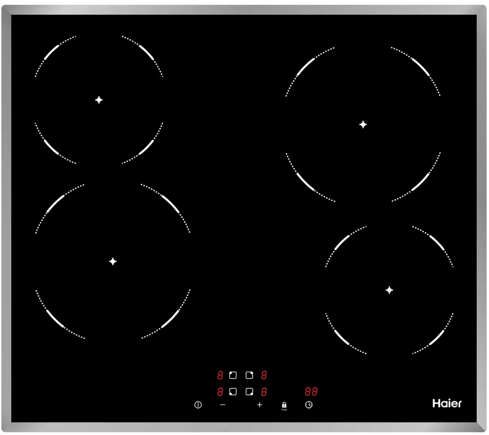 Электрическая варочная панель Haier HHY-C64NFB, черный