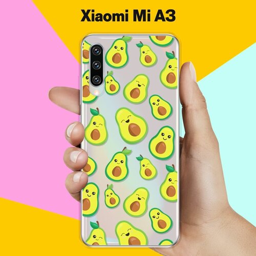 Силиконовый чехол Много авокадо на Xiaomi Mi A3 силиконовый чехол авокадо из авокадо на xiaomi mi 10 pro