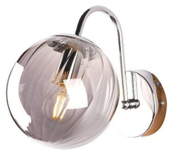 фото Бра Elvan BR-3601/1-E14-СhSmGr