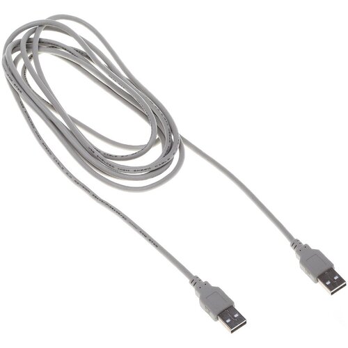 Кабель Buro BHP RET USB_AM30 USB A(m) USB A(m) 3 м, серый кабель buro bhp ret usb bm30 usb a m usb b m 3 м серый