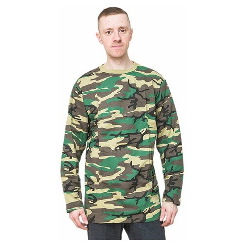 фото Bvr толстовка байка 2-х нитка, цвет зеленый кмф bvr (разм. 50 / рост ) бвр