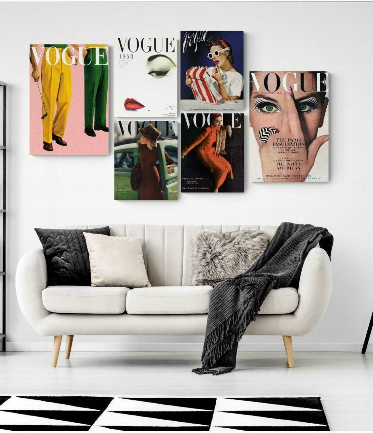 Набор постеров Обложки Vogue