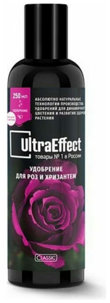 EffectBio Удобрение UltraEffect для роз и хризантем 250мл 4603743270219 . - фотография № 2