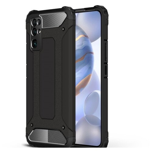 фото Чехол-бампер mypads для huawei honor 30 противоударный усиленный ударопрочный черный