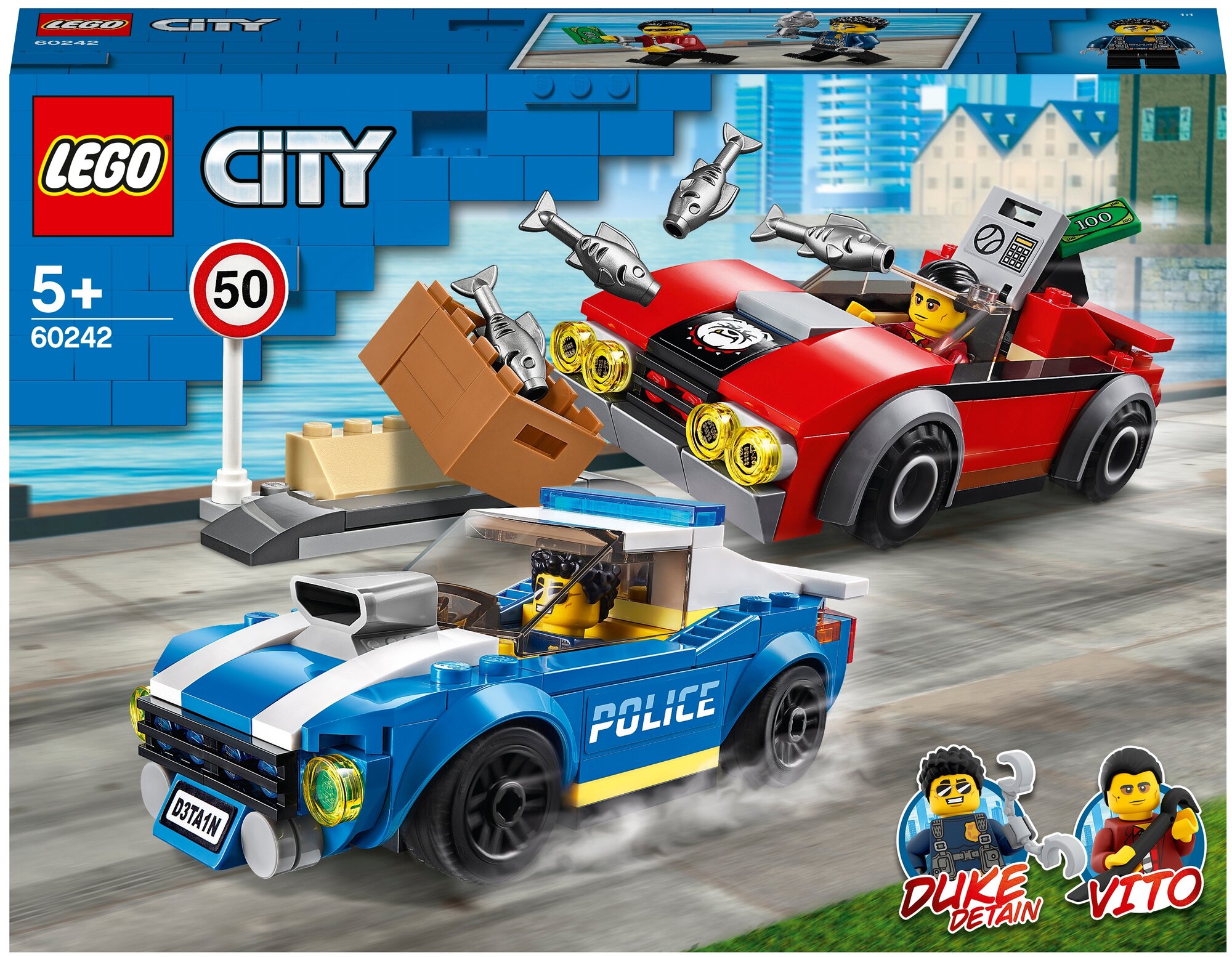 Конструктор LEGO City 60242 Арест на шоссе