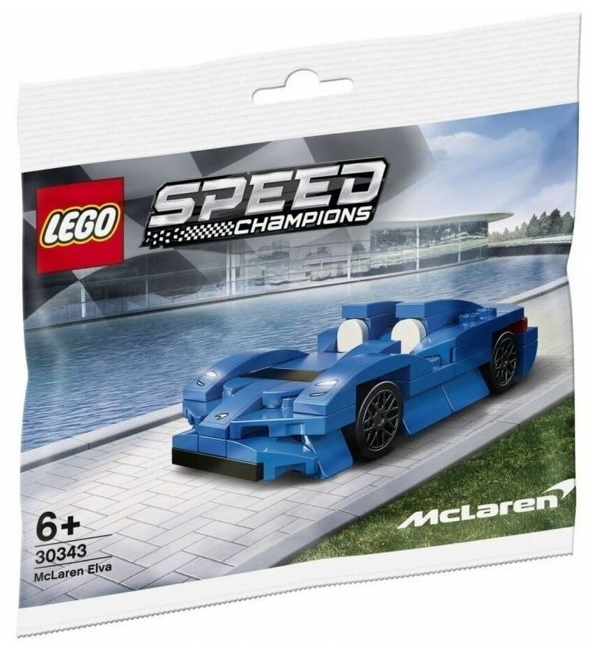 Конструктор LEGO Polybag Speed Champion "McLaren Elva" 85 деталей / 30343