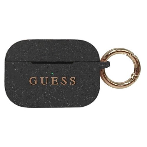 фото Чехол guess с кольцом для airpods pro, чёрный