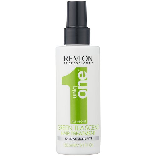 Revlon Uniq One Green Tea - Ревлон Юник Уан Грин Ти Спрей-маска для ухода за волосами с ароматом зеленого чая, 150 мл -