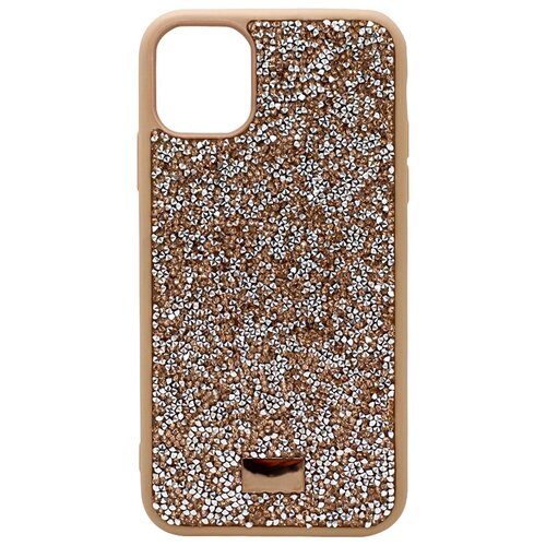 фото Чехол со стразами сваровски для iphone 11, розовый песок, igrape